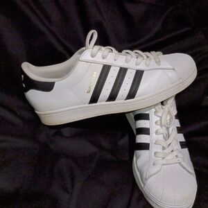 adidas White and Black Sneakers